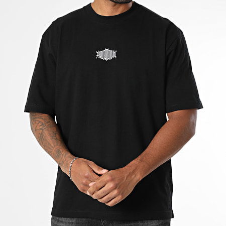 Vald - Tee Shirt Oversize Pandemonium Noir Blanc