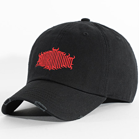 Vald - Casquette Pandemonium Noir Rouge