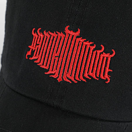 Vald - Casquette Pandemonium Noir Rouge