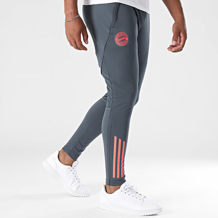 Adidas Sportswear - Pantalon Jogging FC Bayern Munich JN8779 Gris Anthracite Orange Fluo