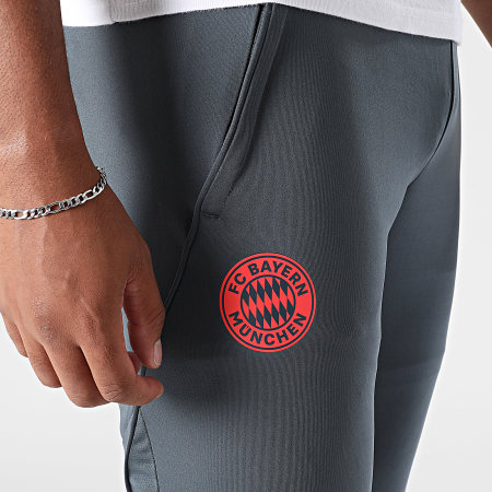 Adidas Sportswear - Pantalon Jogging FC Bayern Munich JN8779 Gris Anthracite Orange Fluo