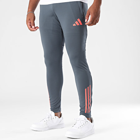 Adidas Sportswear - Pantalon Jogging FC Bayern Munich JN8779 Gris Anthracite Orange Fluo