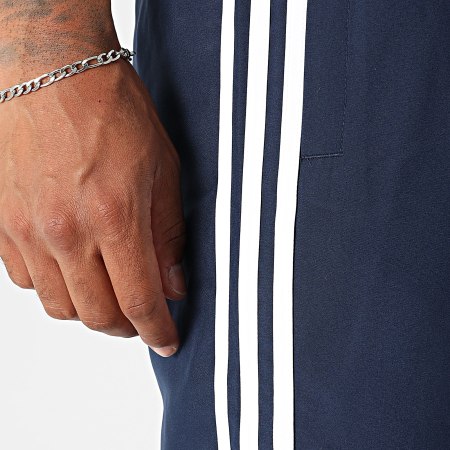 Adidas Originals - Short De Bain A Bandes Adic Swim JX2688 Bleu Marine Blanc