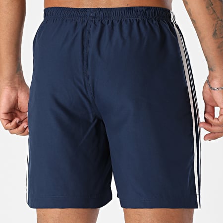 Adidas Originals - Short De Bain A Bandes Adic Swim JX2688 Bleu Marine Blanc