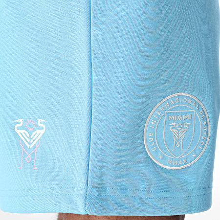 Adidas Originals - Short Jogging Inter Miami FC JM7302 Bleu Clair