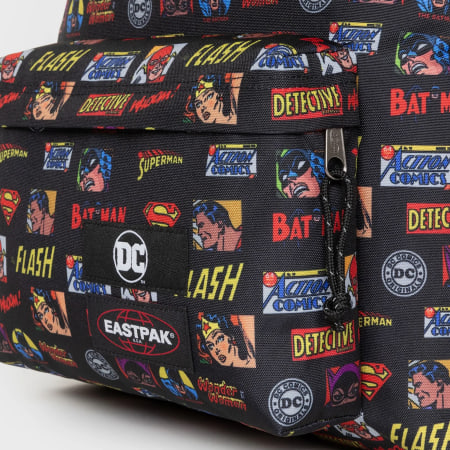 Eastpak - Zaino Day Pak'r Icone DC Comics Nero Giallo Rosso