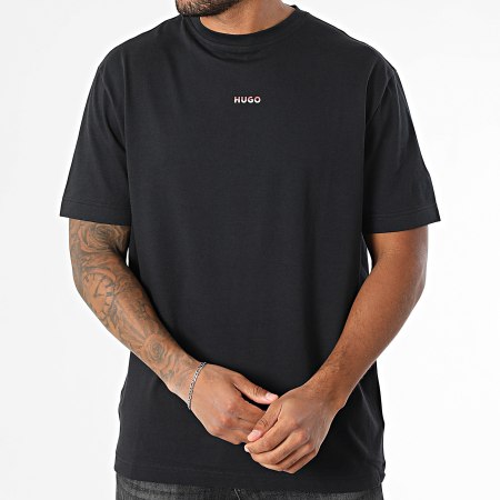 HUGO - Tee Shirt Oversize Split Logo 50544185 Noir