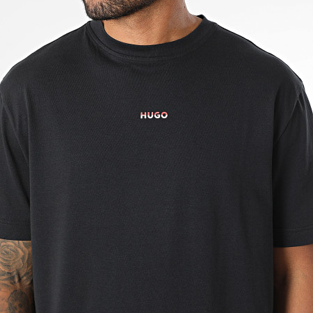 HUGO - Tee Shirt Oversize Split Logo 50544185 Noir
