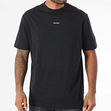 HUGO - Tee Shirt Oversize Split Logo 50544185 Noir