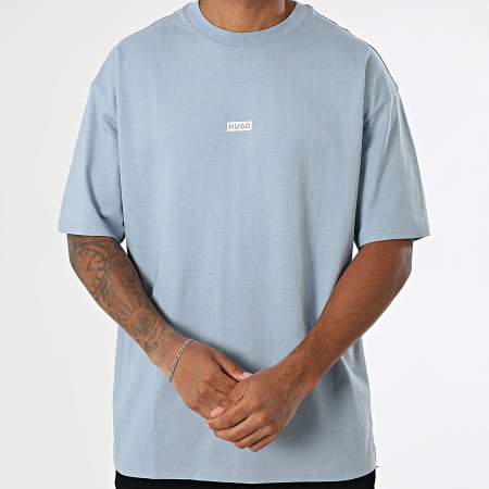 Hugo Blue - Tee Shirt Oversize Nalono 50509776 Bleu Clair