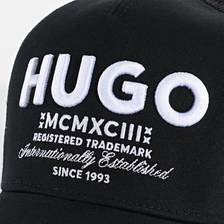 Hugo Blue - Casquette Trucker Merk 50533416 Noir Blanc