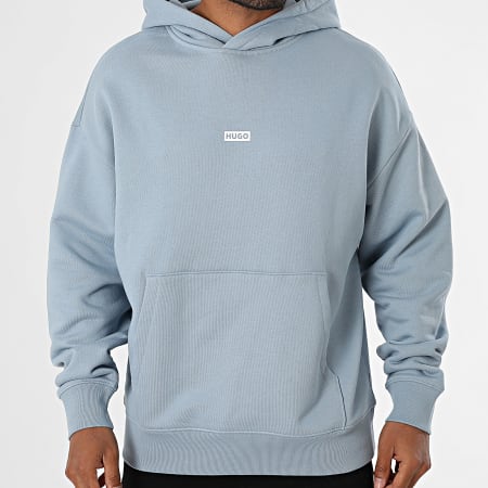 Hugo Blue - Sweat Capuche Nazardo 50510724 Bleu Clair