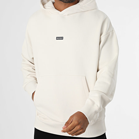 Hugo Blue - Sweat Capuche Nazardo 50510724 Beige Clair