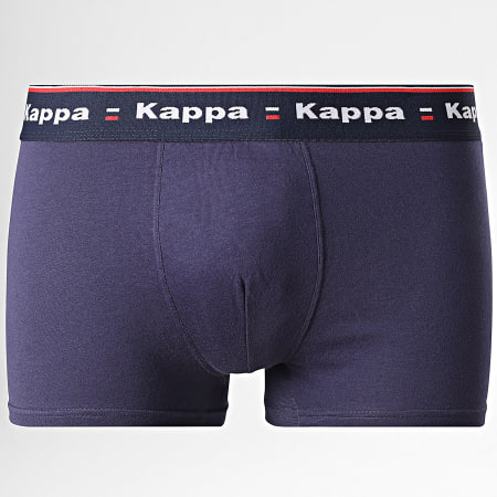 Kappa - Juego de 3 calzoncillos bóxer 92890614 Azul marino Rojo