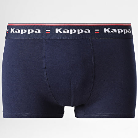 Kappa - Juego de 3 calzoncillos bóxer 92890614 Azul marino Rojo