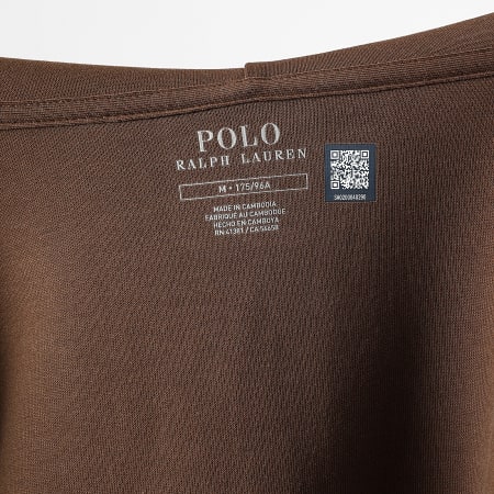 Polo Ralph Lauren - Sweat Zippé Capuche Original Player Marron