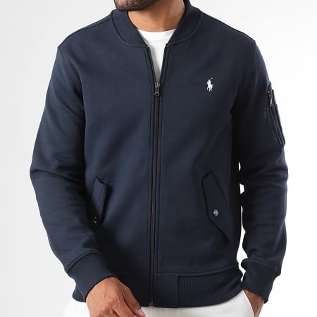 Polo Ralph Lauren - Veste Zippée Original Player Bleu Marine