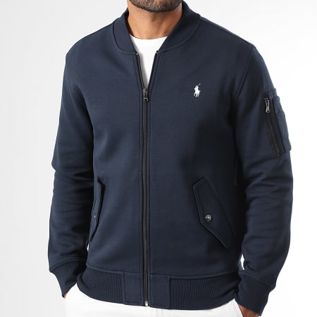 Polo Ralph Lauren - Veste Zippée Original Player Bleu Marine