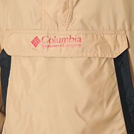 Columbia - Coupe-Vent Capuche Challenger II Windbreaker 2091001 Beige Noir