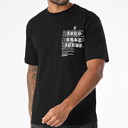 MTX - Camiseta oversize 636 Negro Beige - Ryses