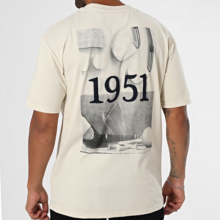 MTX - Tee Shirt Oversize 556 Beige Noir Bleu Marine