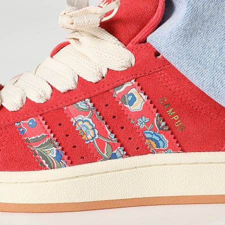 Adidas Originals - Baskets Femme Campus 00s W JS1330 Semi Lucid Red Crew White Gold Metallic