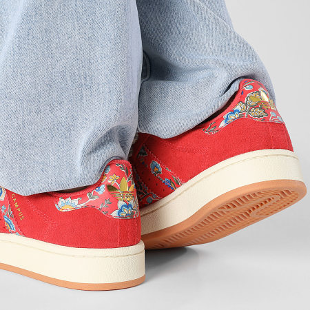 Adidas Originals - Baskets Femme Campus 00s W JS1330 Semi Lucid Red Crew White Gold Metallic