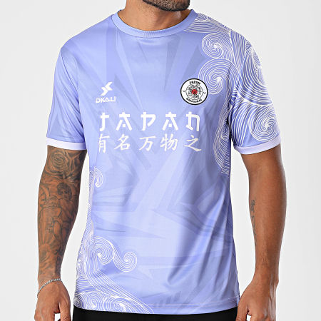DKALI - Giappone Maglia da calcio bianca viola
