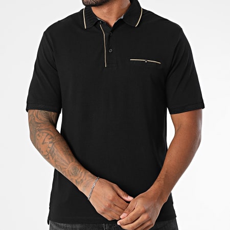 Jack And Jones - Polo Manches Courtes Luhubo Noir