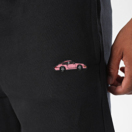 Luxury Lovers - Short Jogging Embroidery Autobahn Noir