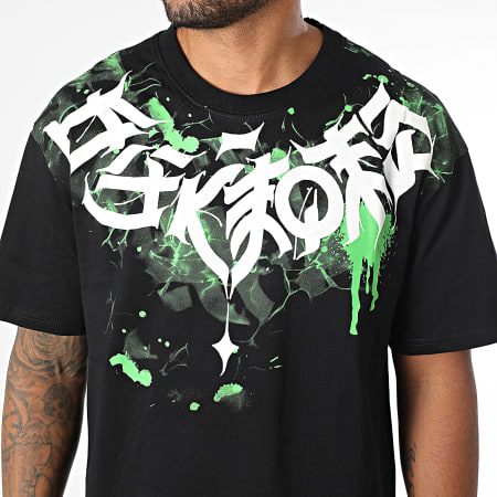 MTX - Tee Shirt Oversize 139 Noir Blanc Vert