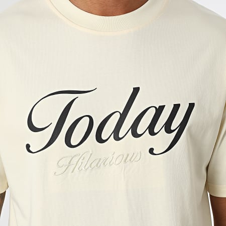 MTX - Tee Shirt Oversize 675 Beige Noir