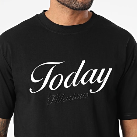 MTX - Tee Shirt Oversize 675 Noir Blanc