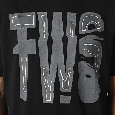 Classic Series - Tee Shirt Oversize 708 Noir Gris