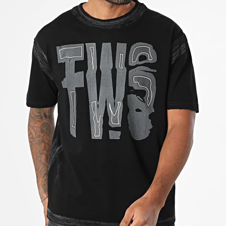 Classic Series - Tee Shirt Oversize 708 Noir Gris