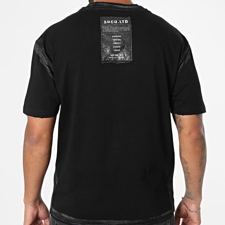 Classic Series - Tee Shirt Oversize 708 Noir Gris