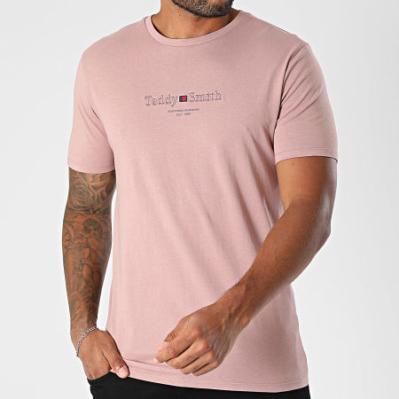 Teddy Smith - Tee Shirt Jim 11017024D Pink