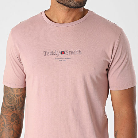 Teddy Smith - Tee Shirt Jim 11017024D Pink