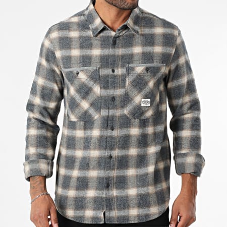 Teddy Smith - C-Trent Camicia over 10716621D Beige Blu Navy