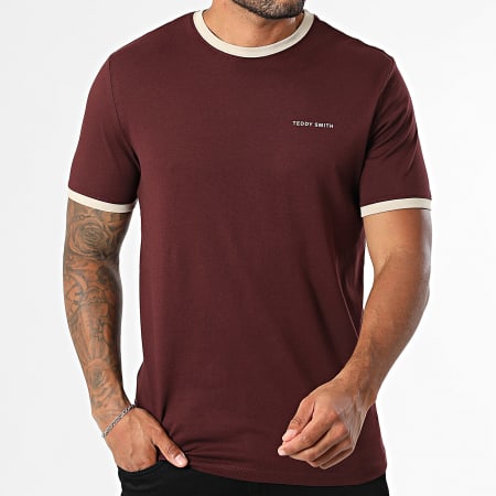 Teddy Smith - Tee Shirt 11016811D Bordeaux