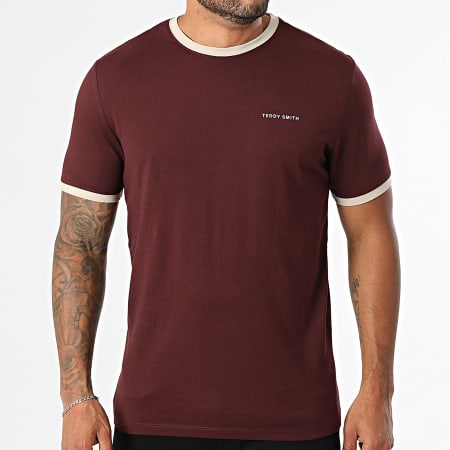 Teddy Smith - Tee Shirt 11016811D Bordeaux
