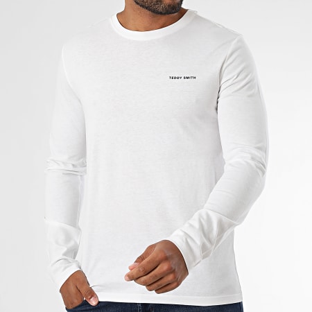 Teddy Smith - Tee Shirt Long Sleeve 11017085D White