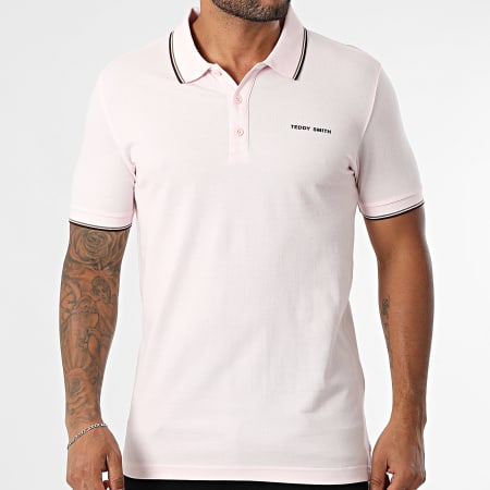 Teddy Smith - Polo Short Sleeve Pasian 11316819D Pink