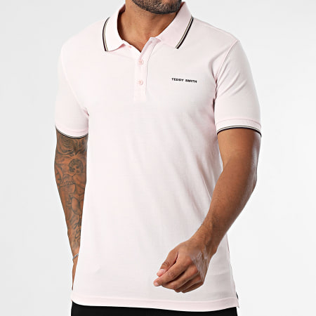 Teddy Smith - Polo Short Sleeve Pasian 11316819D Pink