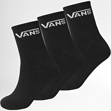 Vans - Lot De 3 Paires De Chaussettes 00QBW Noir