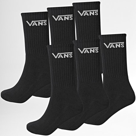 Vans - Lot De 6 Paires De Chaussettes 00QCB Noir