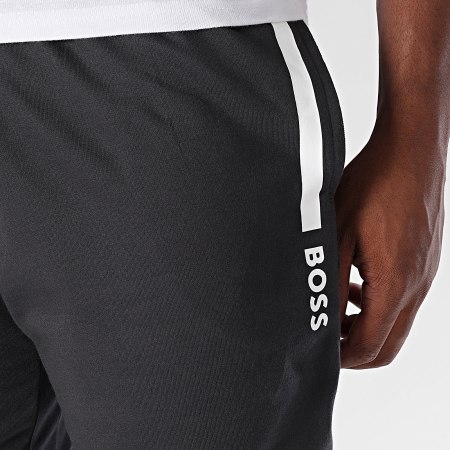 BOSS - Short Jogging A Bande Authentic 50545560 Gris Anthracite