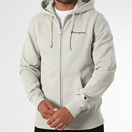 Champion - Hooded zip sweatshirt 221794 Beige - Ryses