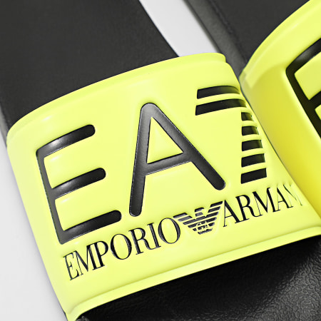 EA7 Emporio Armani - Claquettes Scarpe 7X000108-AF15118 Yellow Fluo Black