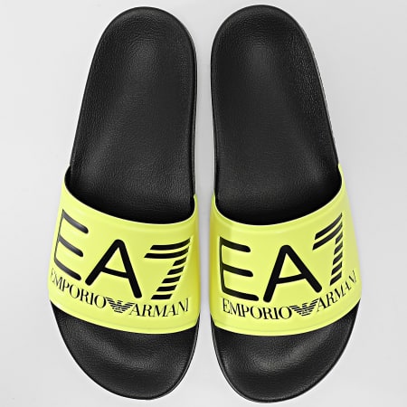 EA7 Emporio Armani - Claquettes Scarpe 7X000108-AF15118 Yellow Fluo Black